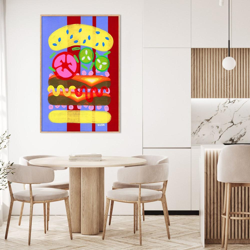 Burgundy Darling-by-Kasia Amanda-wall-art-print-canvas-poster-framed-Gioia