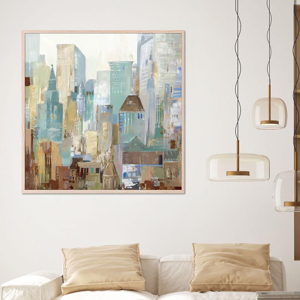 Bustle City, Style A-by-Lera-wall-art-print-canvas-poster-framed-Gioia