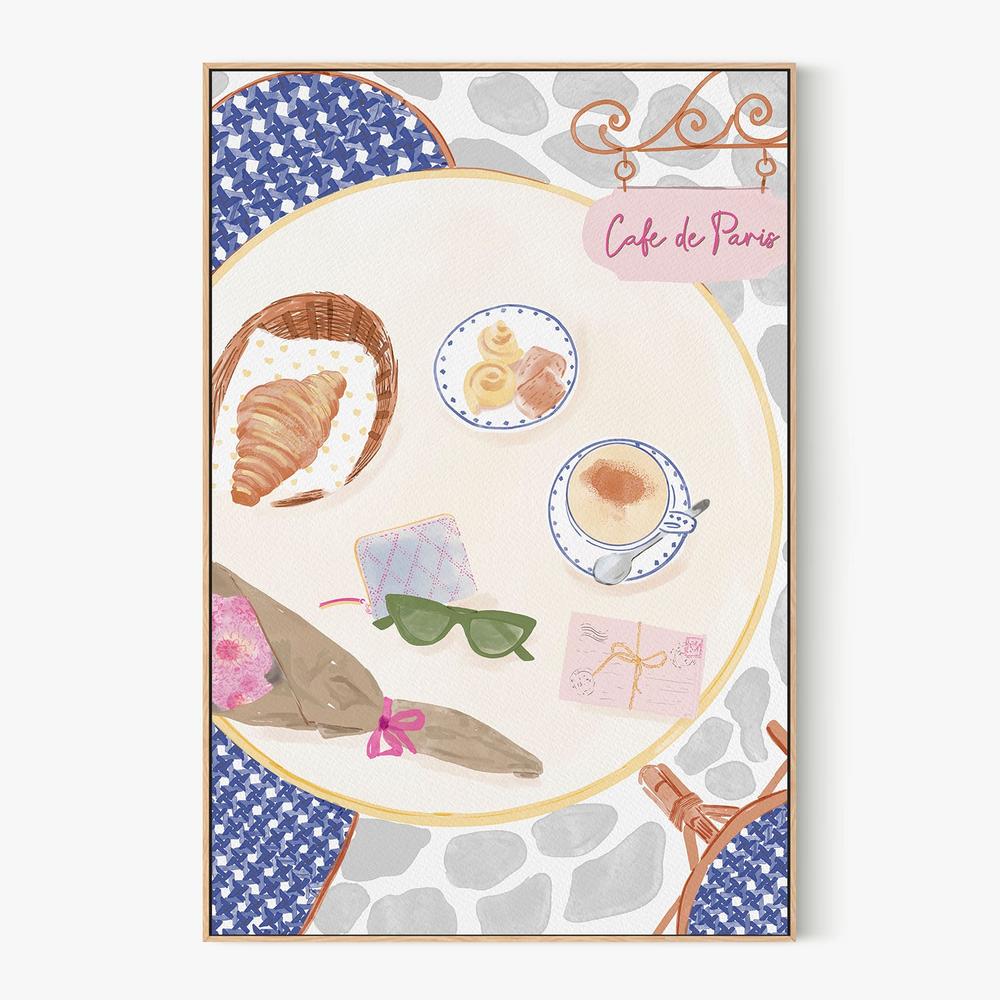 Cafe De Paris Morning-by-Radhika Modi-wall-art-print-canvas-poster-framed-Gioia