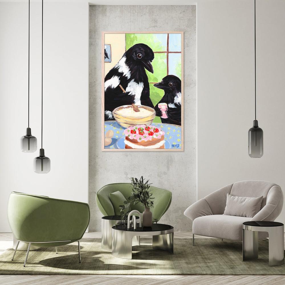 Cake with Mum-by-Meredith Howse-wall-art-print-canvas-poster-framed-Gioia