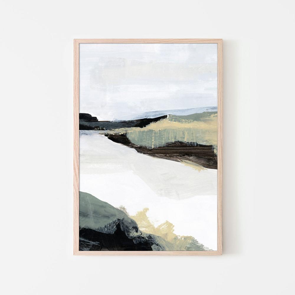 Calm Abstract Landscape-by-cartissi-wall-art-print-canvas-poster-framed-Gioia
