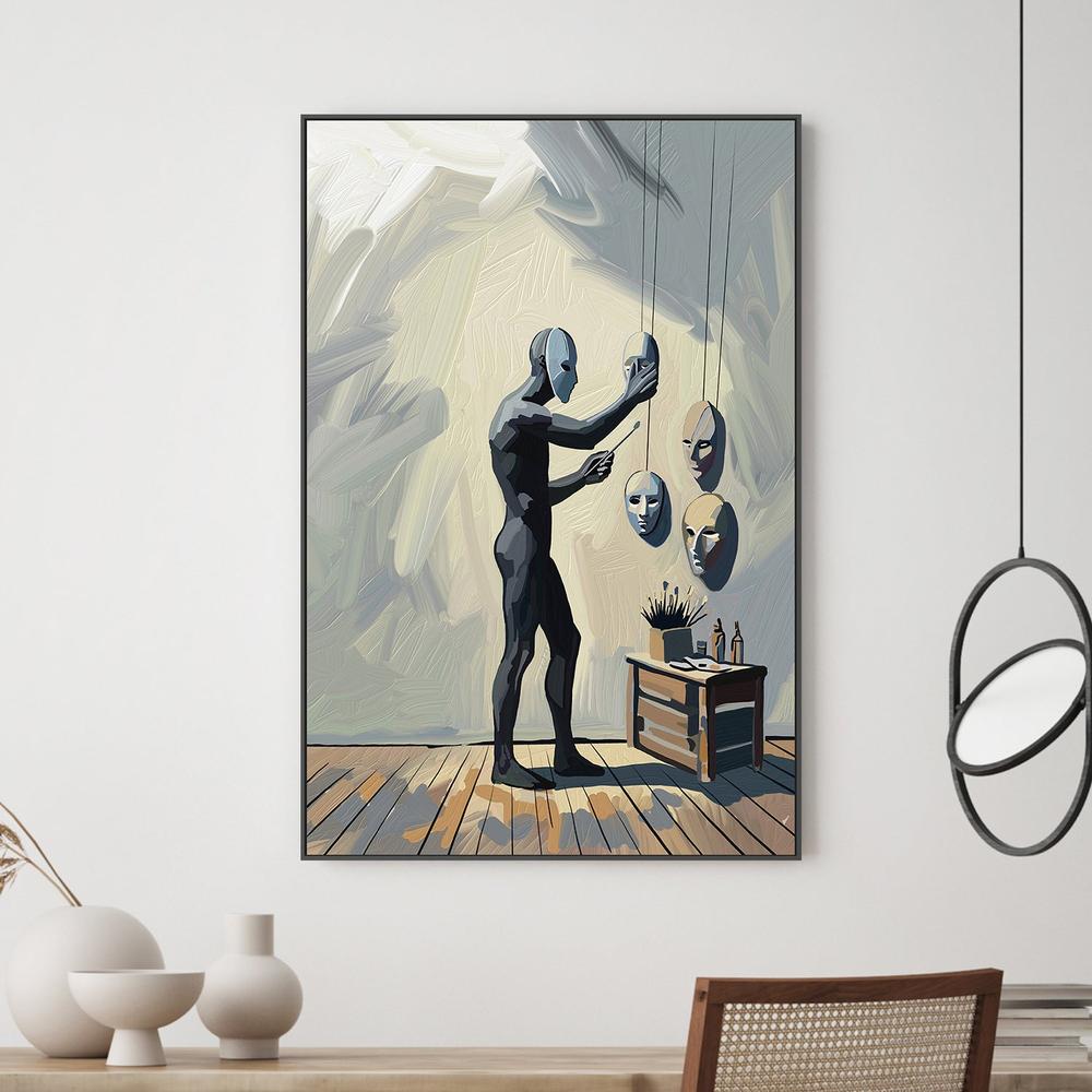 CARETAS-by-Giovanna Gil Alves-wall-art-print-canvas-poster-framed-Gioia