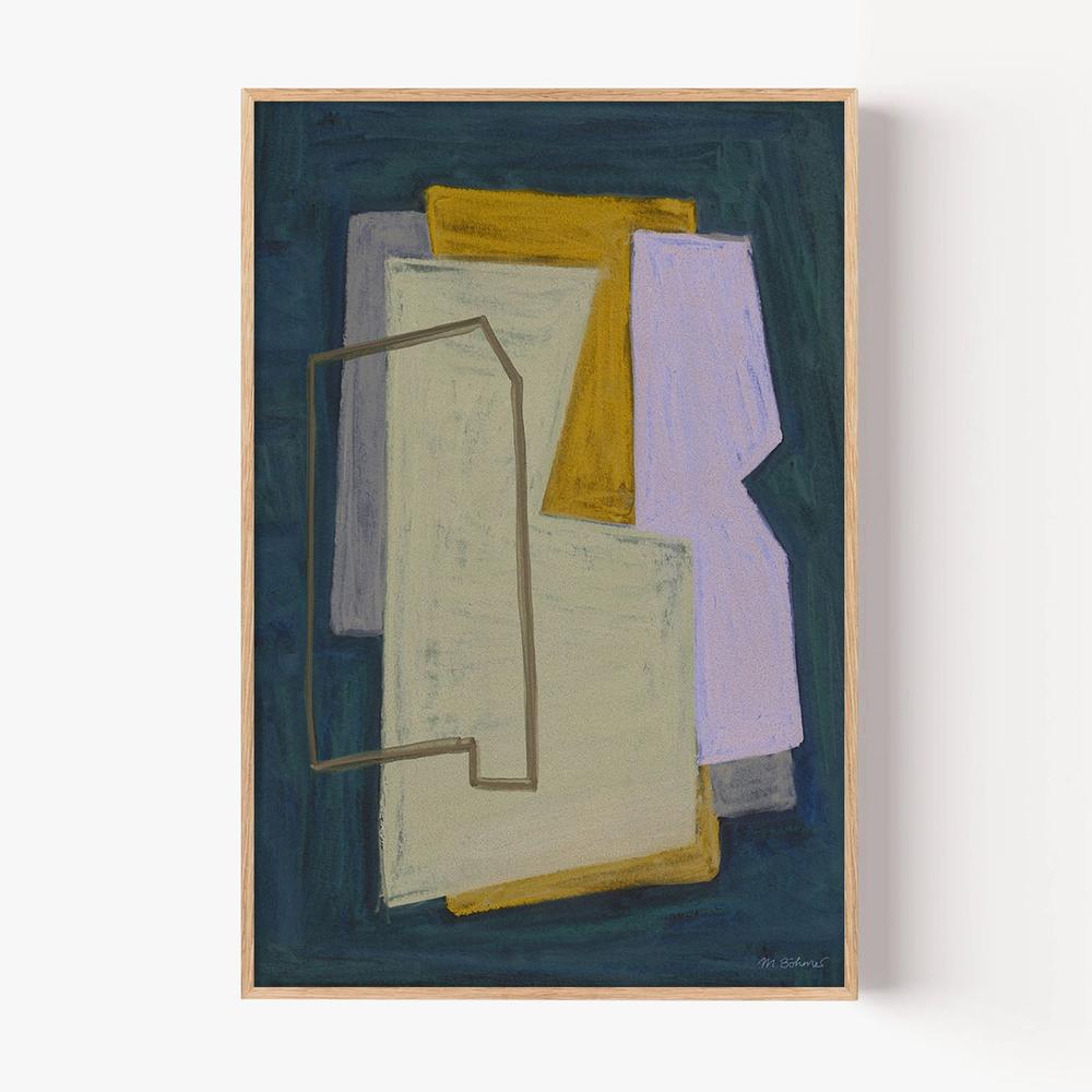 Chalk and Shapes, Style A-by-Mareike Bohmer-wall-art-print-canvas-poster-framed-Gioia