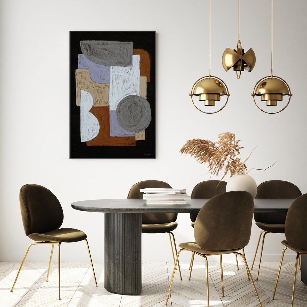 Chalks and Shapes, Style E-by-Mareike Bohmer-wall-art-print-canvas-poster-framed-Gioia