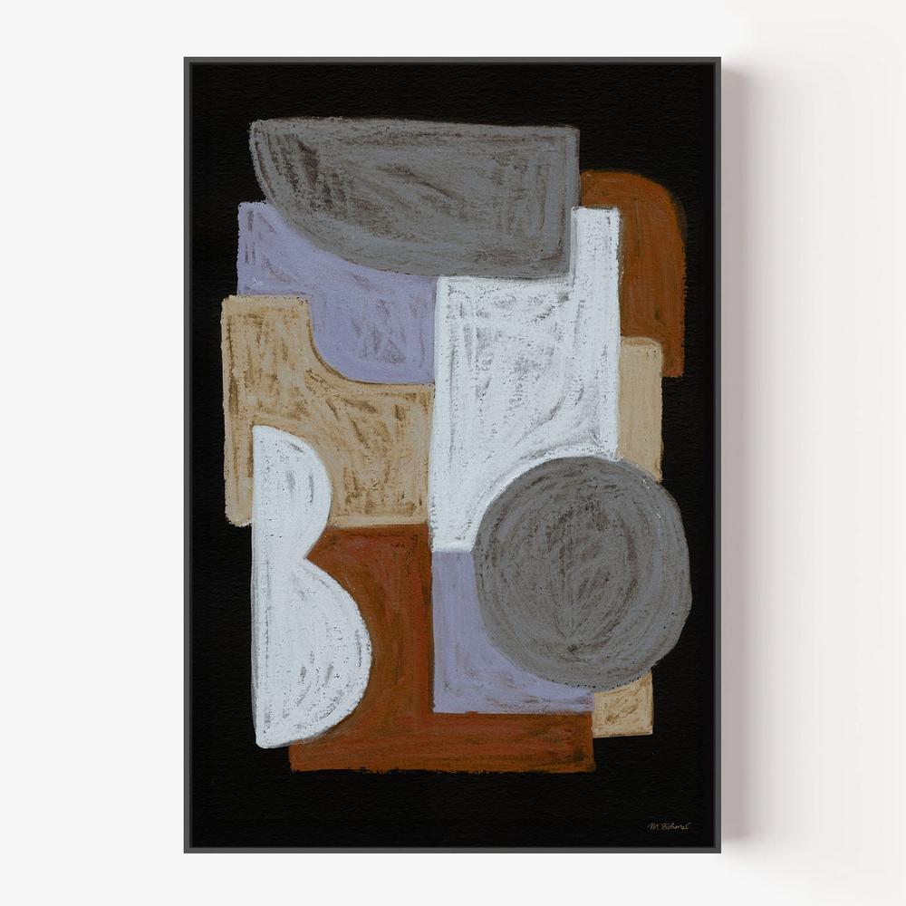 Chalks and Shapes, Style E-by-Mareike Bohmer-wall-art-print-canvas-poster-framed-Gioia