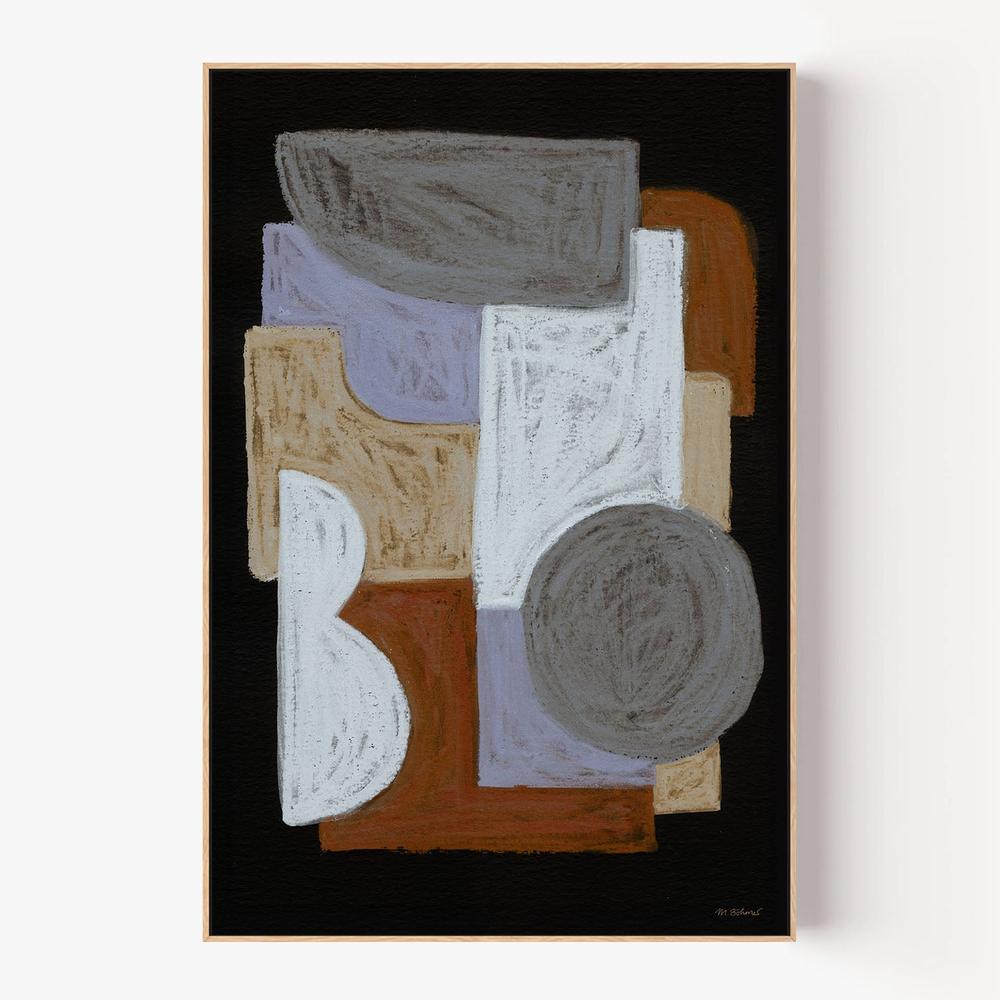 Chalks and Shapes, Style E-by-Mareike Bohmer-wall-art-print-canvas-poster-framed-Gioia