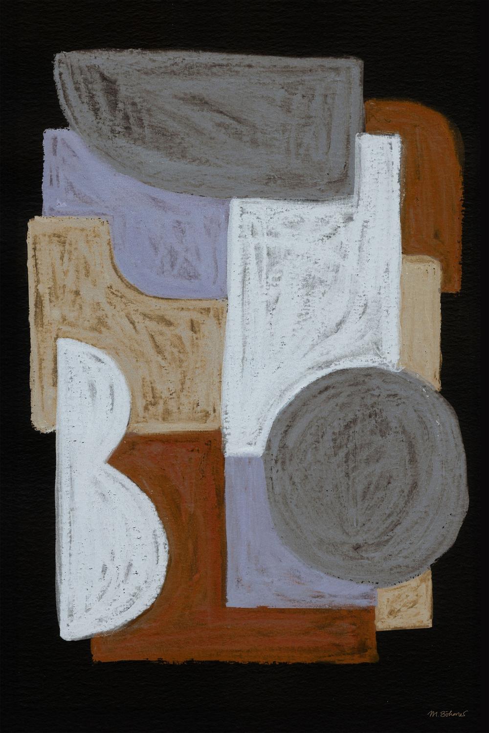 Chalks and Shapes, Style E-by-Mareike Bohmer-wall-art-print-canvas-poster-framed-Gioia