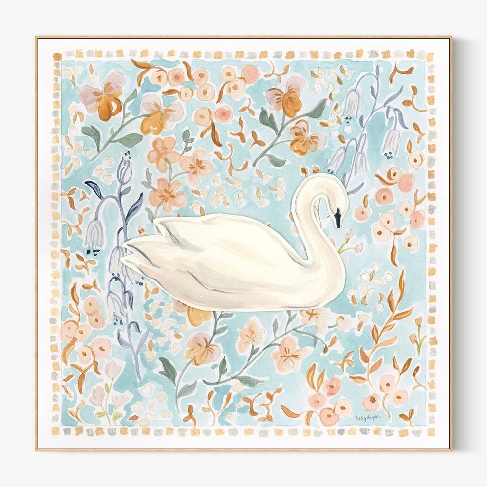 Chinoiserie Swan-by-Haley Knighten-wall-art-print-canvas-poster-framed-Gioia