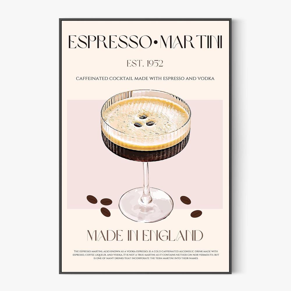 Classic Espresso Martini-by-Nazma Khokhar-wall-art-print-canvas-poster-framed-Gioia