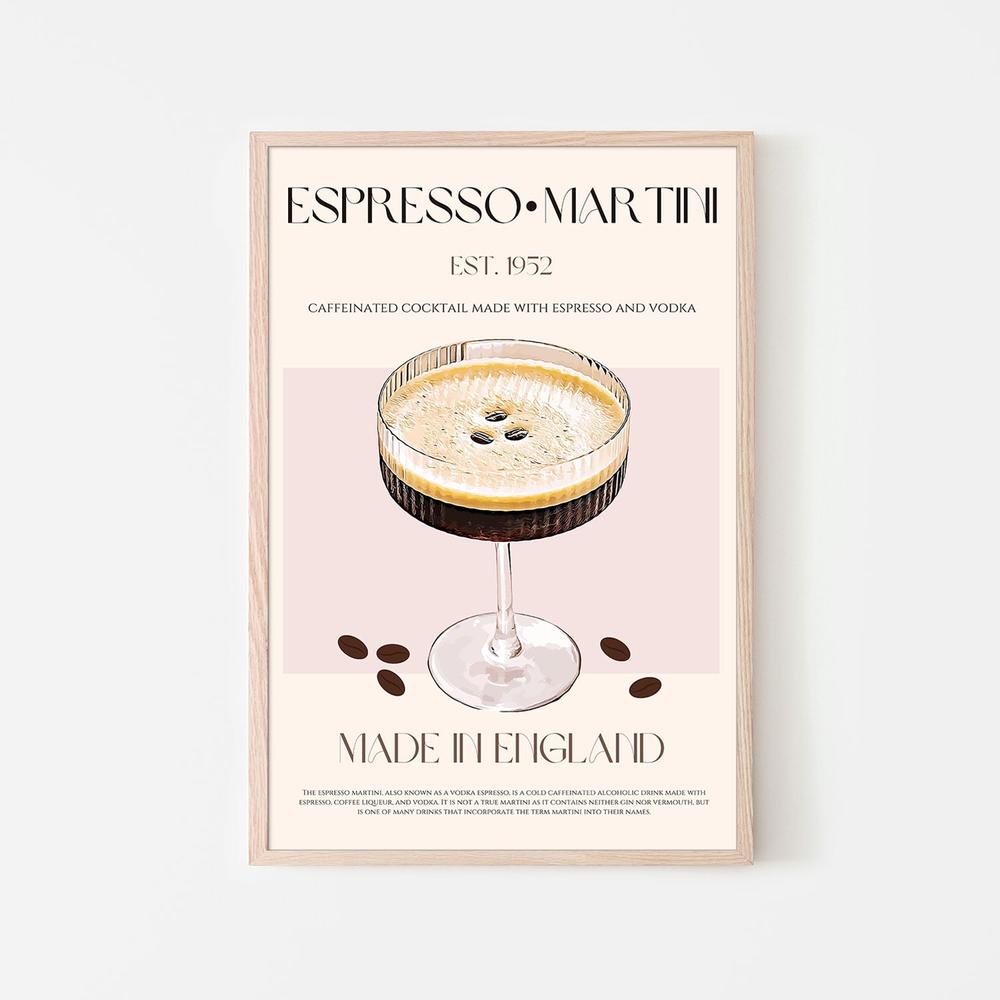 Classic Espresso Martini-by-Nazma Khokhar-wall-art-print-canvas-poster-framed-Gioia