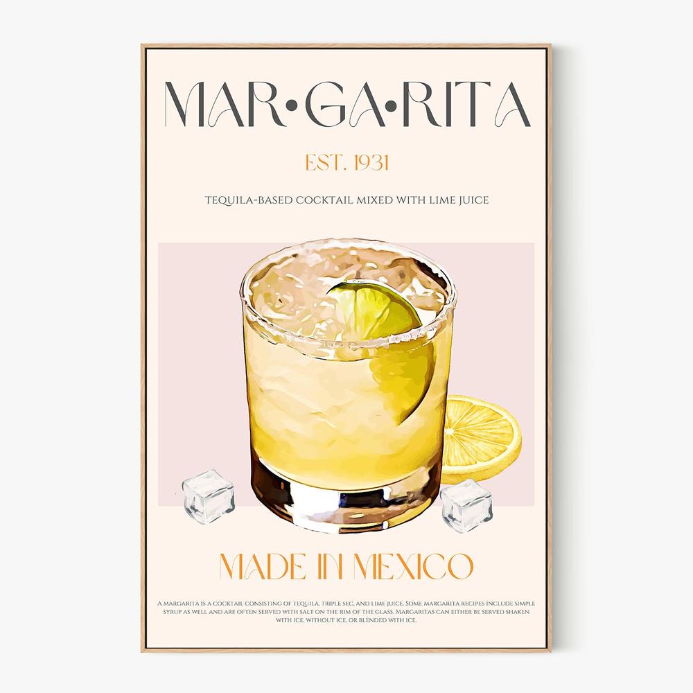 Classic Margarita Recipe-by-Nazma Khokhar-wall-art-print-canvas-poster-framed-Gioia