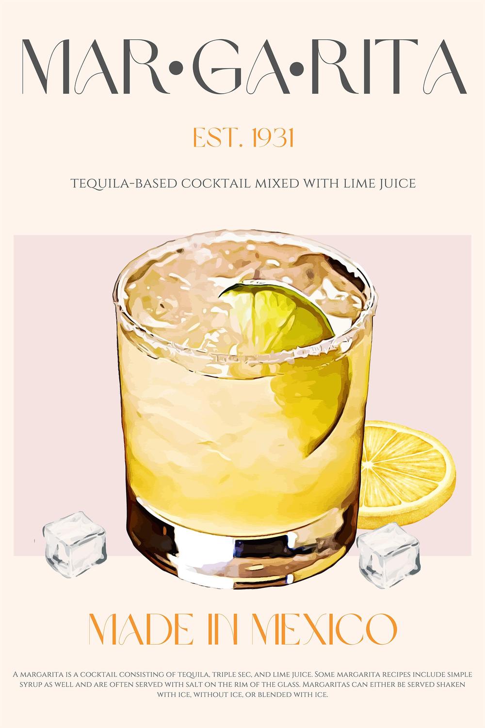 Classic Margarita Recipe-by-Nazma Khokhar-wall-art-print-canvas-poster-framed-Gioia