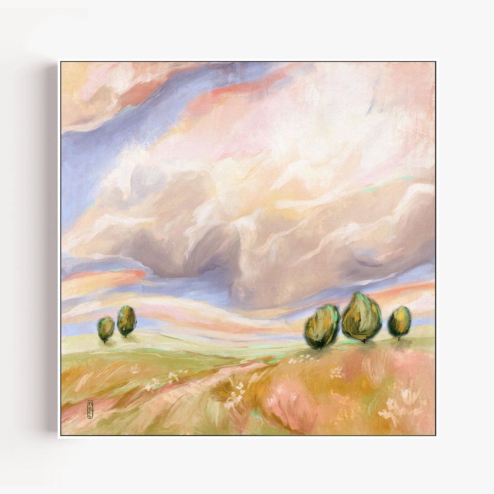 Cloud Riders-by-Lia Nell-wall-art-print-canvas-poster-framed-Gioia
