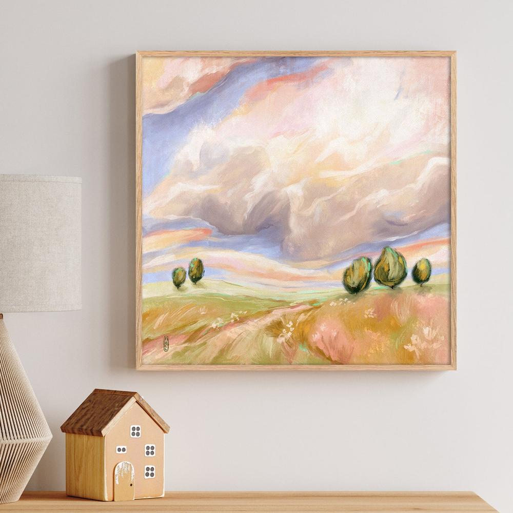 Cloud Riders-by-Lia Nell-wall-art-print-canvas-poster-framed-Gioia