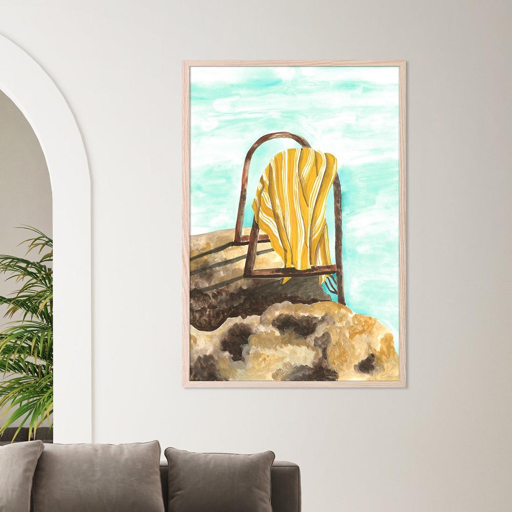 wall-art-print-canvas-poster-framed-Coastal Beach Towel-7
