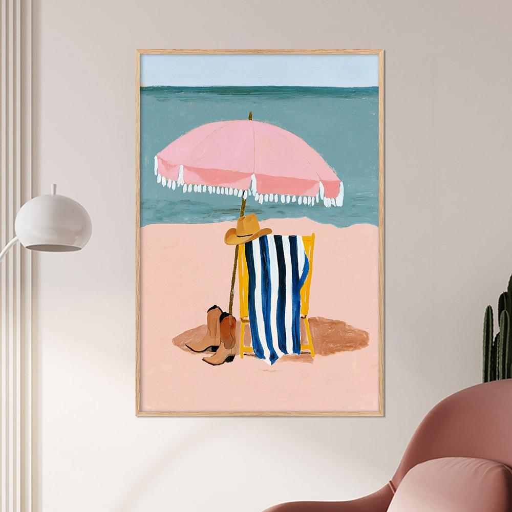 Cowgirl Summer-by-Lady Hana-wall-art-print-canvas-poster-framed-Gioia