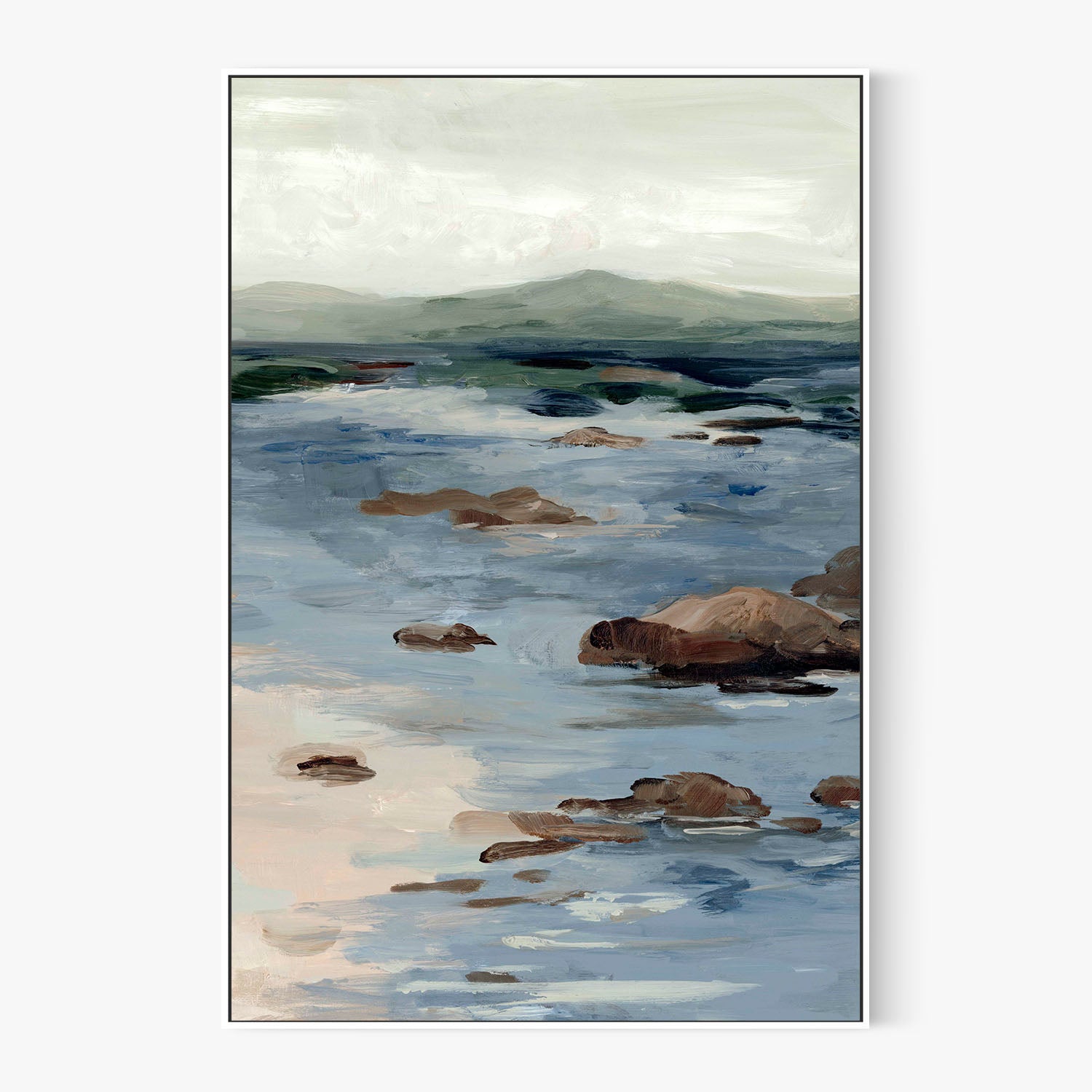 Crashing Tides, Style B-by-Jacob Q-wall-art-print-canvas-poster-framed-Gioia