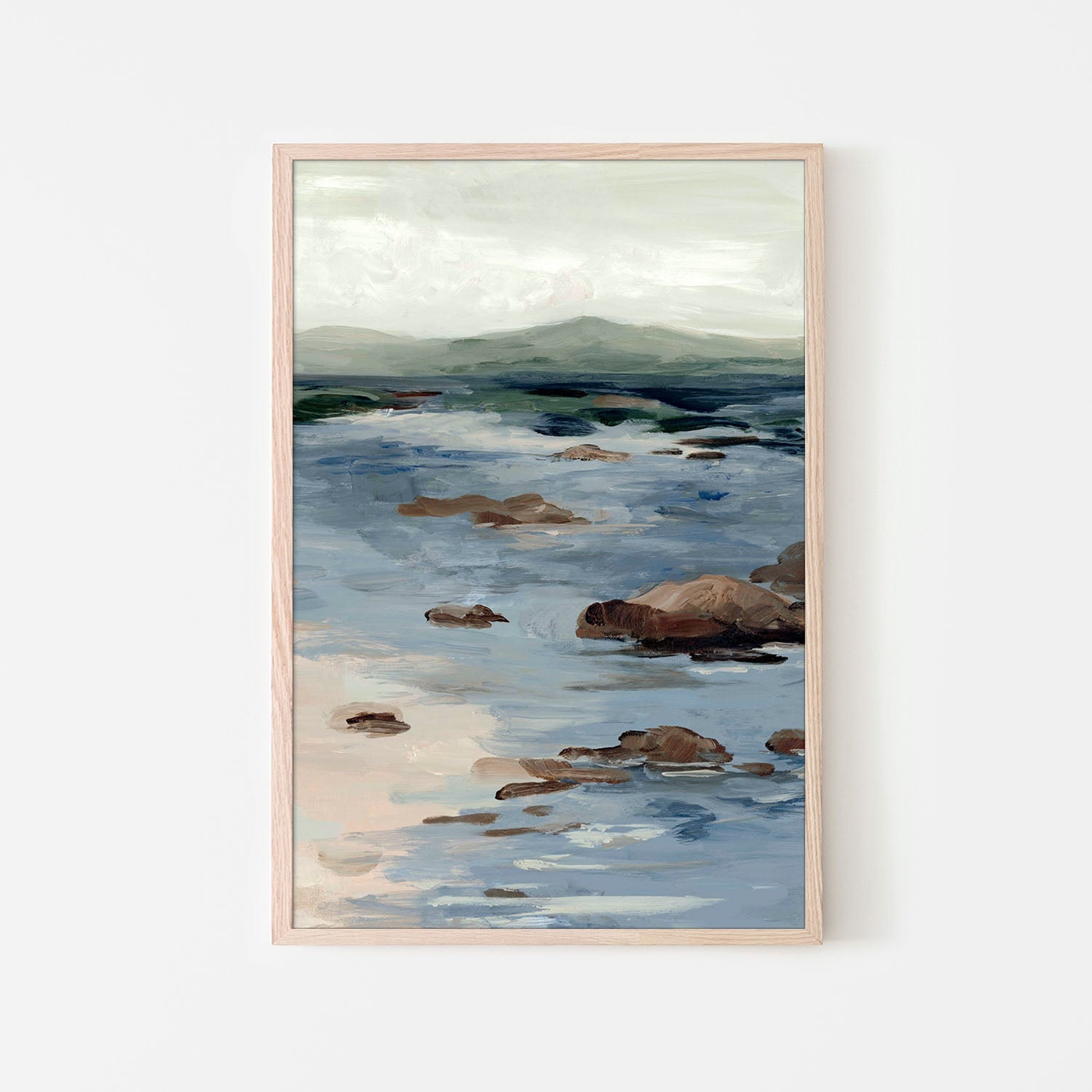 Crashing Tides, Style B-by-Jacob Q-wall-art-print-canvas-poster-framed-Gioia