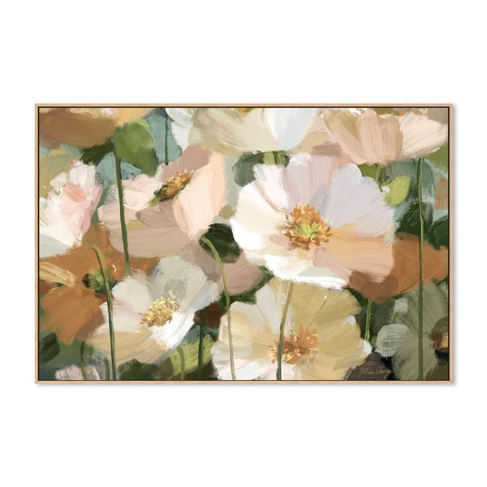 wall-art-print-canvas-poster-framed-Creamy White Blossoms-4