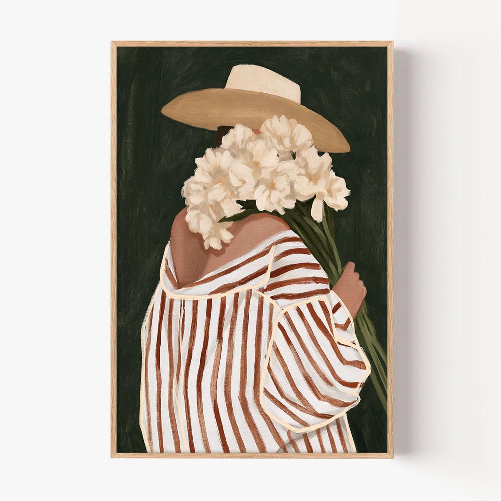 Cut This Morning-by-Lady Hana-wall-art-print-canvas-poster-framed-Gioia