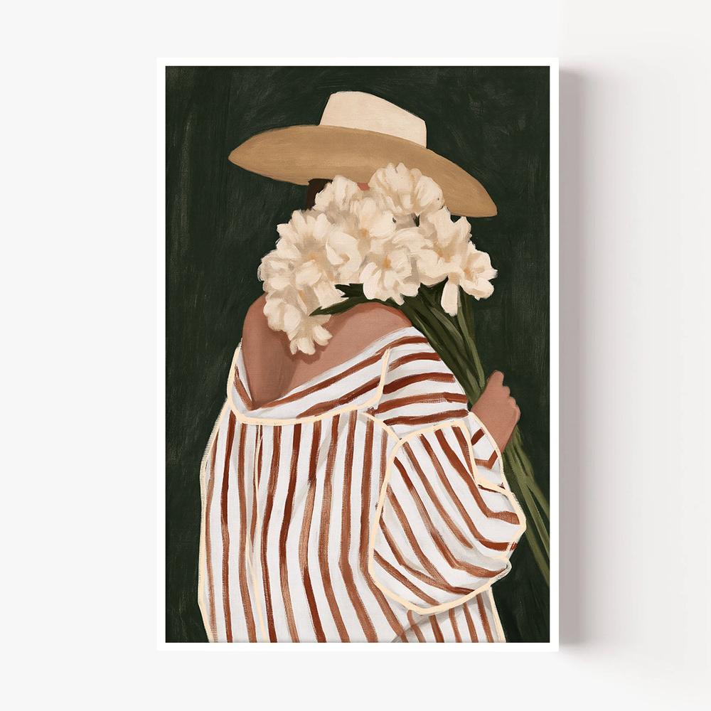 Cut This Morning-by-Lady Hana-wall-art-print-canvas-poster-framed-Gioia