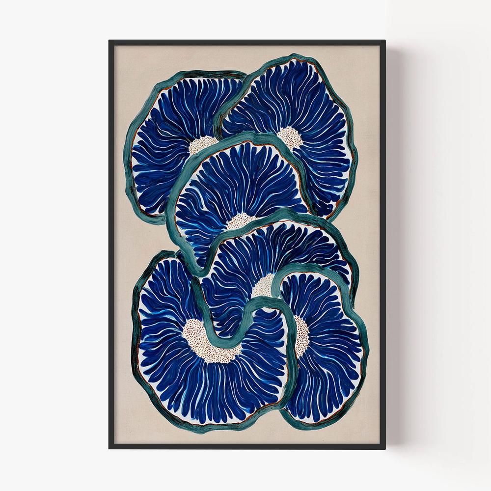 Deep Sea Petals-by-Lady Hana-wall-art-print-canvas-poster-framed-Gioia