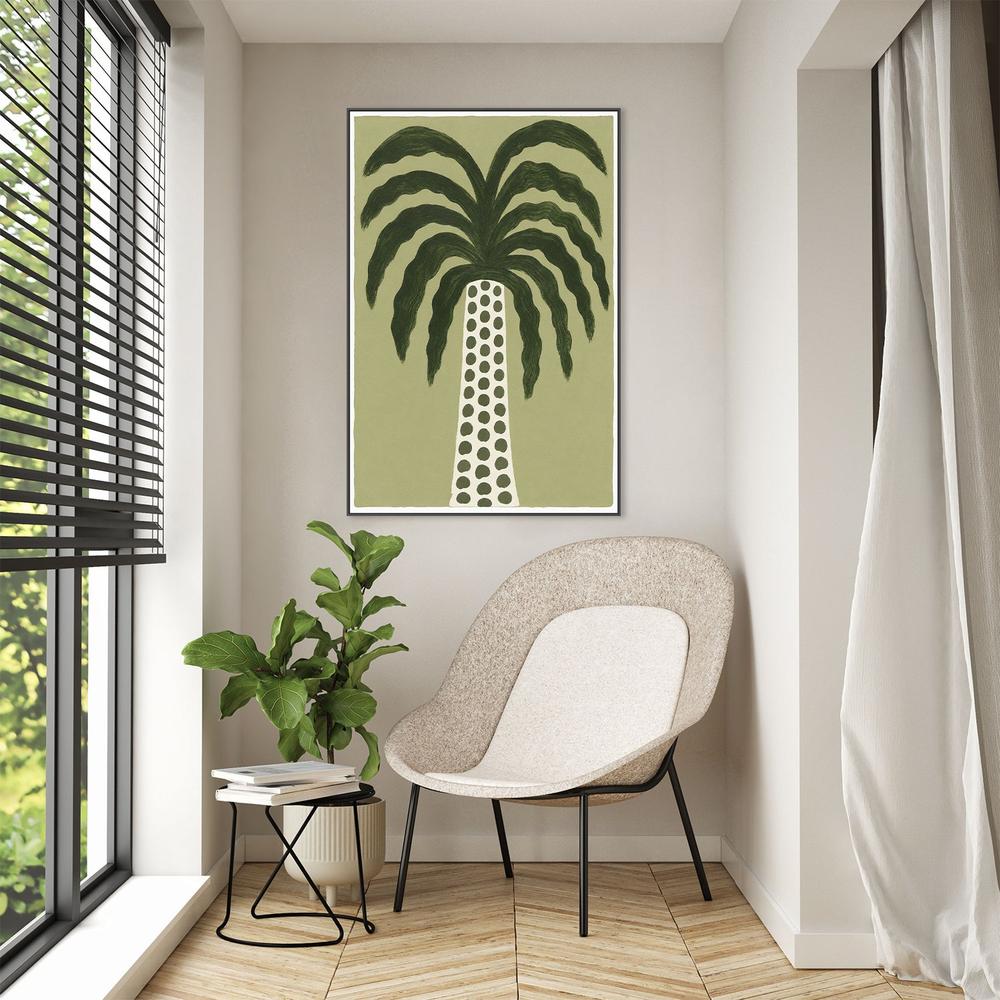 Dotted Palm-by-Lady Hana-wall-art-print-canvas-poster-framed-Gioia