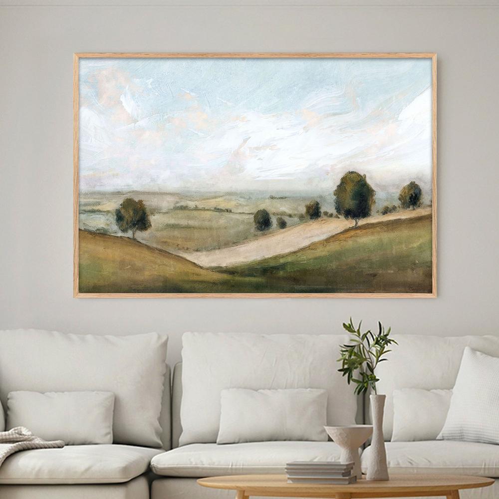 Dreamfields, Style B-by-Nina Blue-wall-art-print-canvas-poster-framed-Gioia