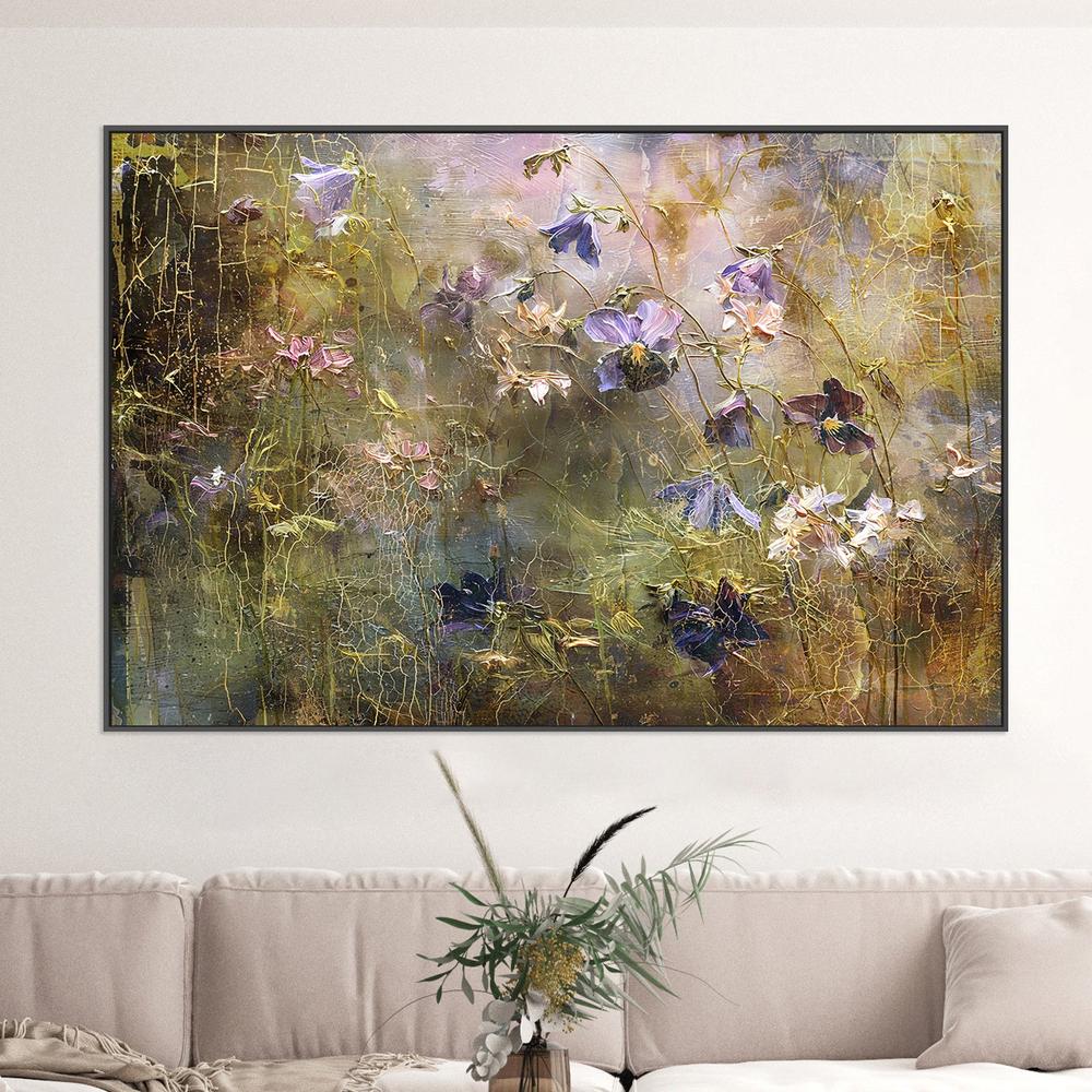 Dreamy Floral Texture-by-Rafal Kulik-wall-art-print-canvas-poster-framed-Gioia