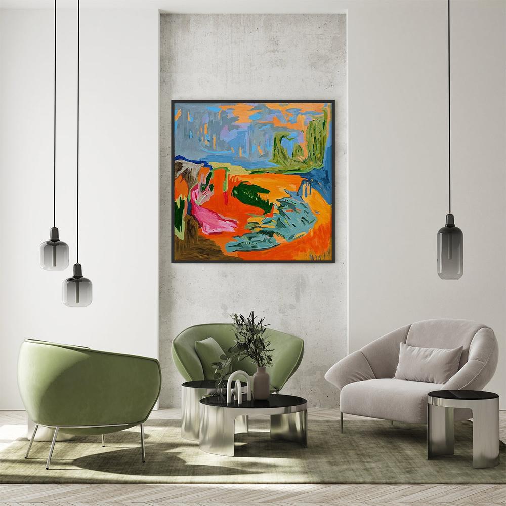 Earthsong-by-Alpana Rai-wall-art-print-canvas-poster-framed-Gioia