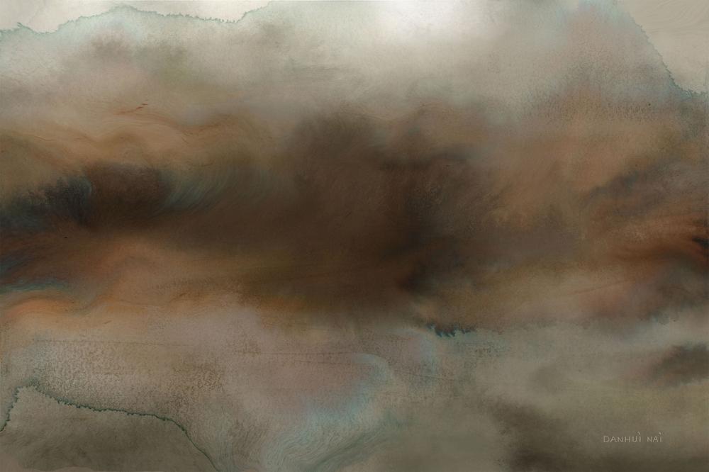 Earthy Abstract, Style B-by-Danhui Nai-wall-art-print-canvas-poster-framed-Gioia