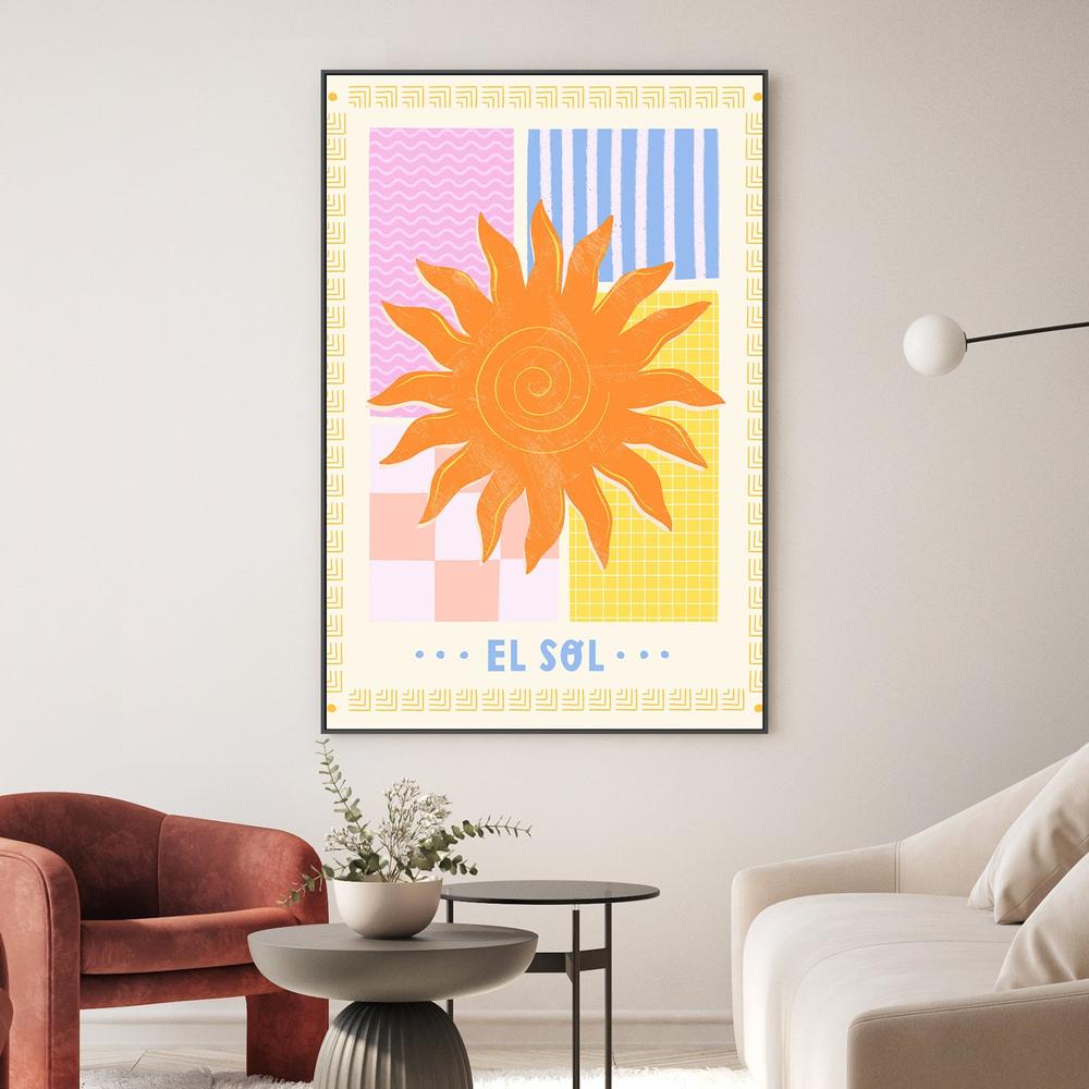 El Sol-by-Melissa Donne-wall-art-print-canvas-poster-framed-Gioia