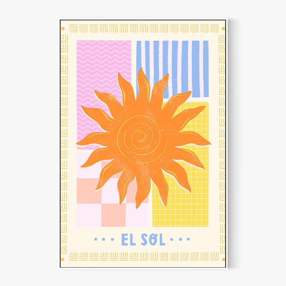 El Sol-by-Melissa Donne-wall-art-print-canvas-poster-framed-Gioia
