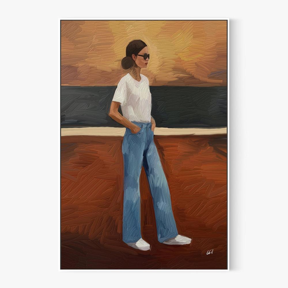 ELLA CAMINANDO-by-Giovanna Gil Alves-wall-art-print-canvas-poster-framed-Gioia