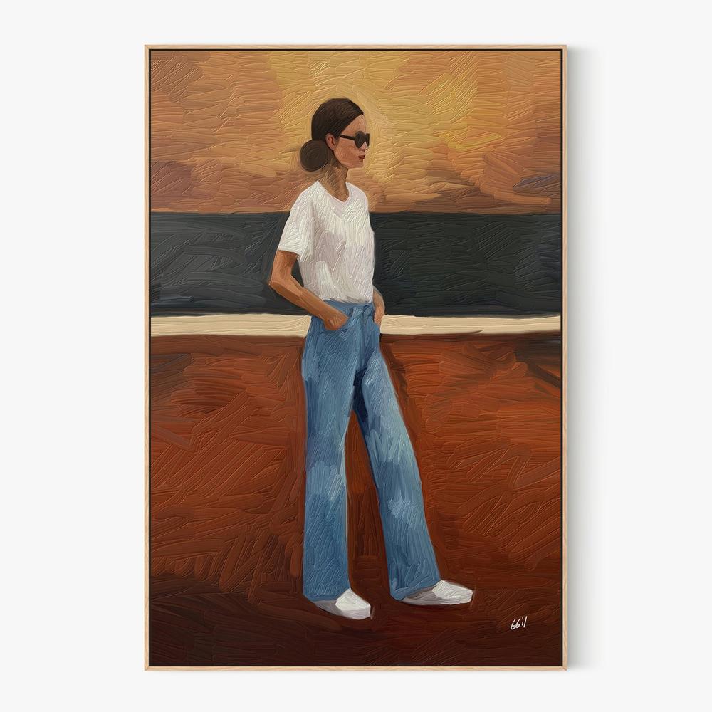 ELLA CAMINANDO-by-Giovanna Gil Alves-wall-art-print-canvas-poster-framed-Gioia
