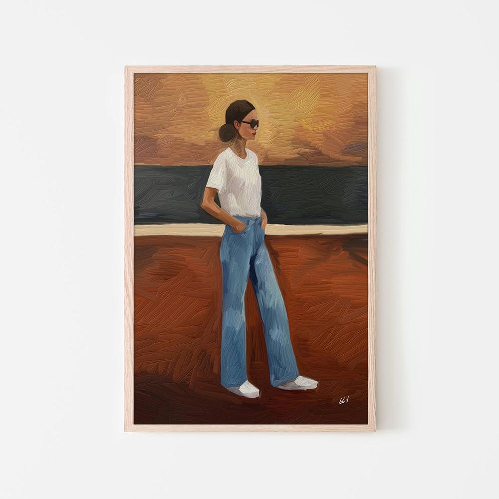 ELLA CAMINANDO-by-Giovanna Gil Alves-wall-art-print-canvas-poster-framed-Gioia