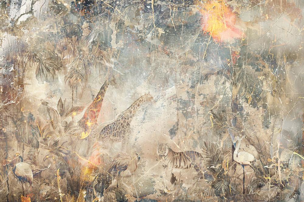 Ethereal Jungle Safari-by-Rafal Kulik-wall-art-print-canvas-poster-framed-Gioia