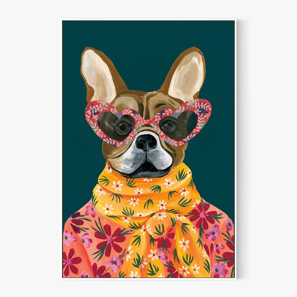 Fabulous Frenchie-by-Yvette St. Amant-wall-art-print-canvas-poster-framed-Gioia