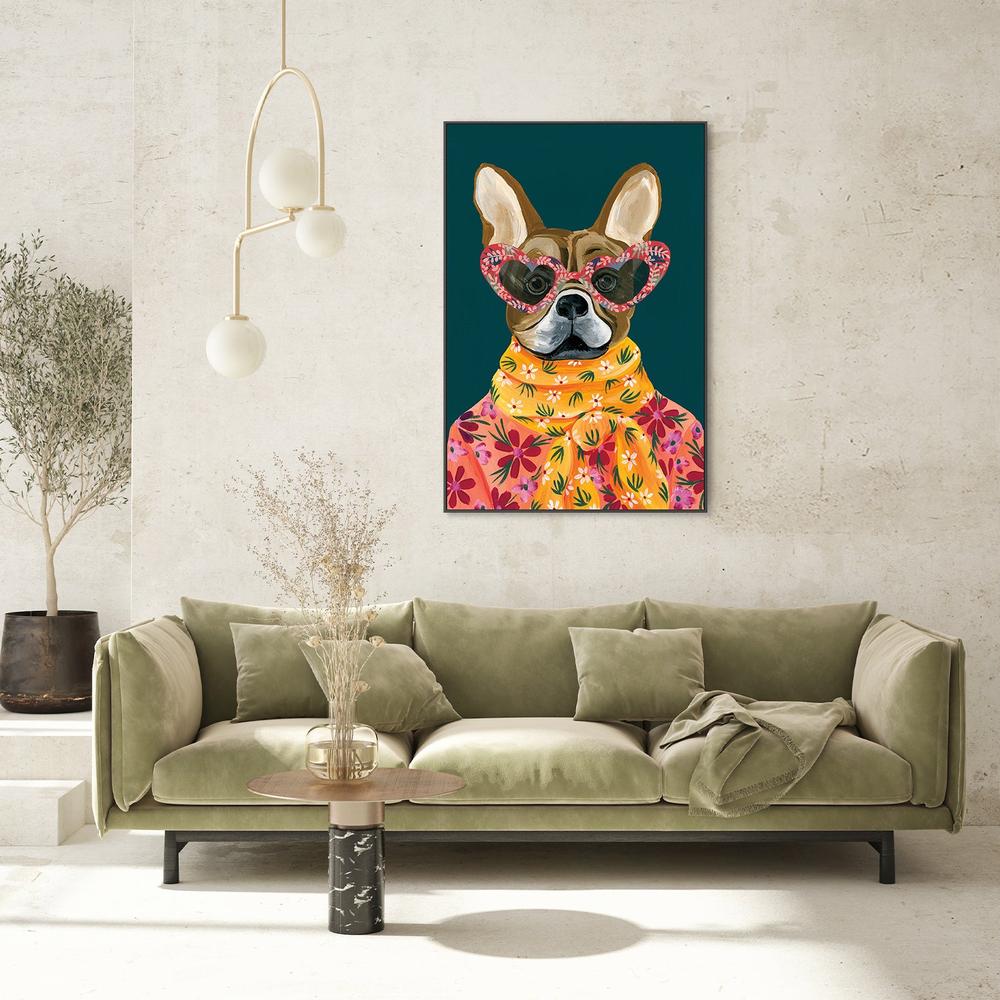 Fabulous Frenchie-by-Yvette St. Amant-wall-art-print-canvas-poster-framed-Gioia