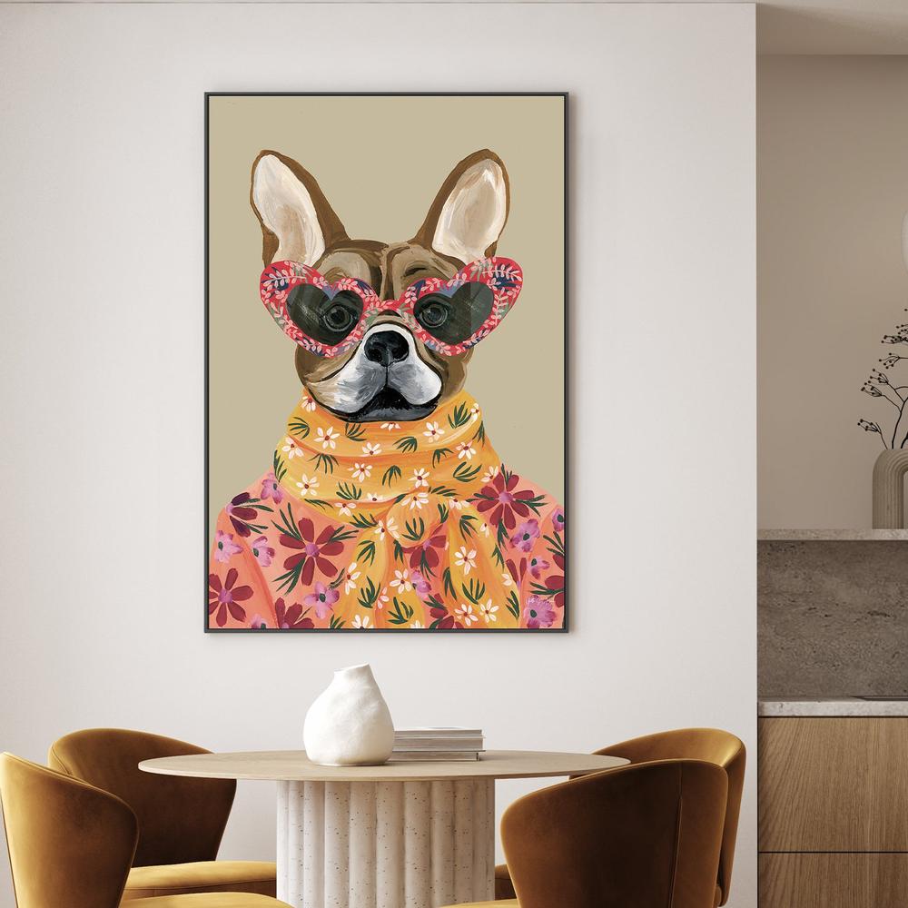 Fabulous Frenchie v2-by-Yvette St. Amant-wall-art-print-canvas-poster-framed-Gioia