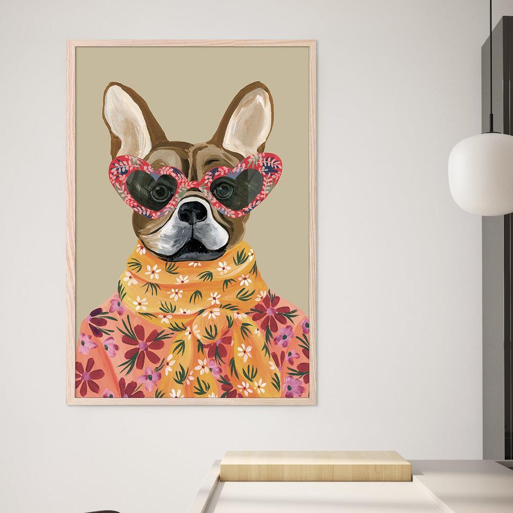 Fabulous Frenchie v2-by-Yvette St. Amant-wall-art-print-canvas-poster-framed-Gioia