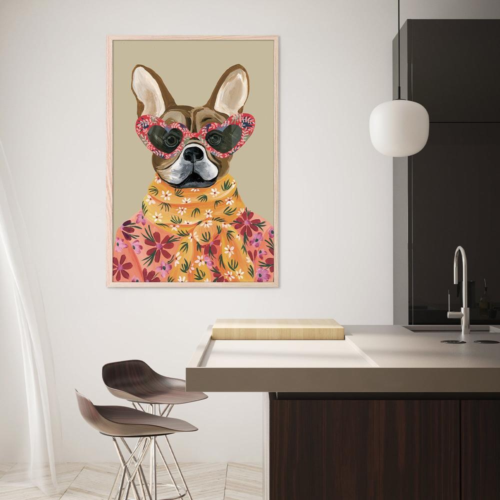 Fabulous Frenchie v2-by-Yvette St. Amant-wall-art-print-canvas-poster-framed-Gioia