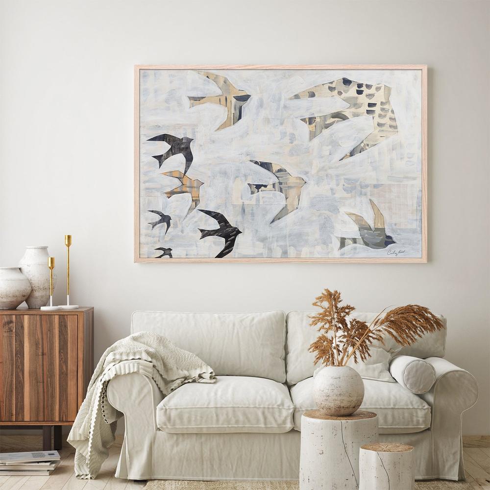 Fancy Flock-by-Courtney Prahl-wall-art-print-canvas-poster-framed-Gioia