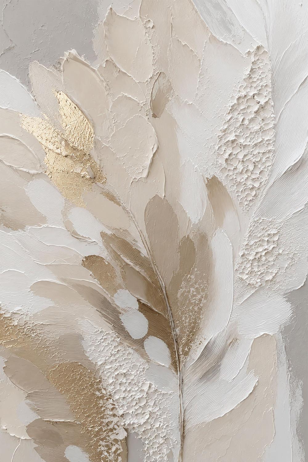 Feather Petal, Style A & B, Set Of 2-by-Bella Eve-wall-art-print-canvas-poster-framed-Gioia