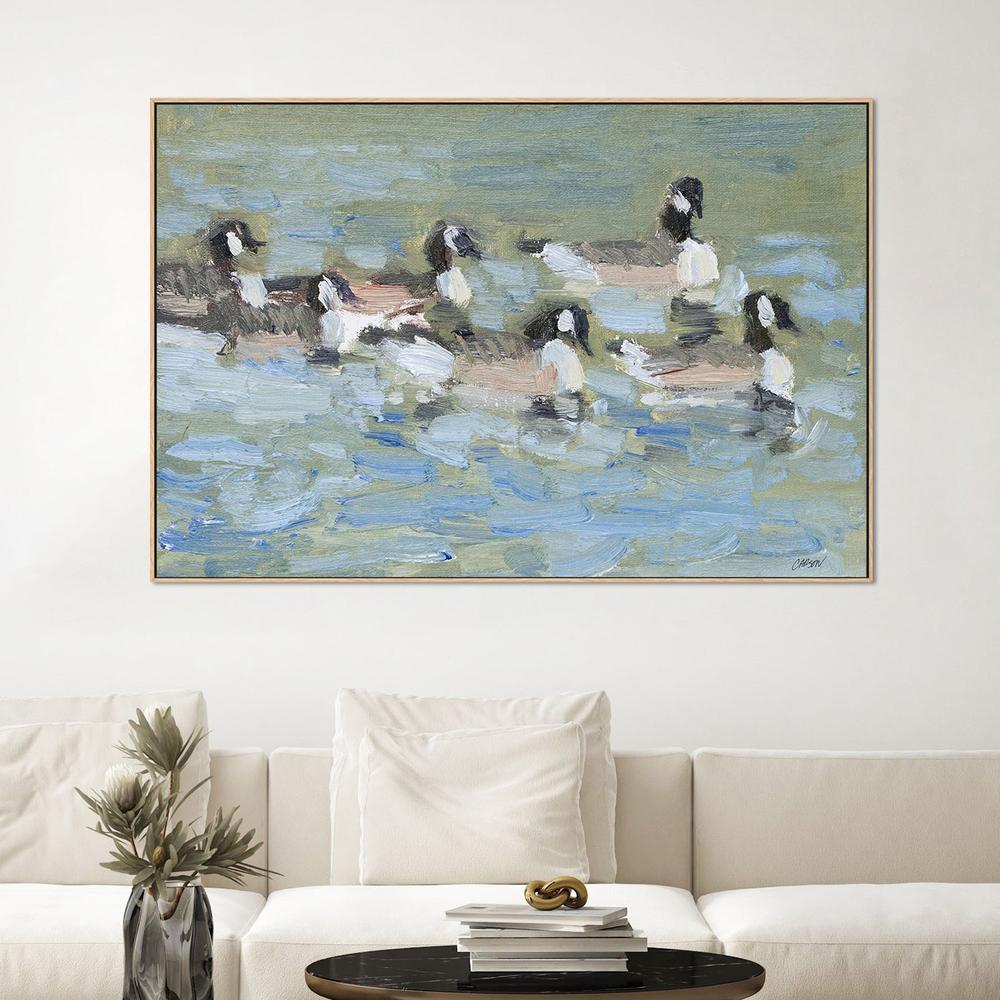 Flock Swimming-by-Carson Overstreet-wall-art-print-canvas-poster-framed-Gioia