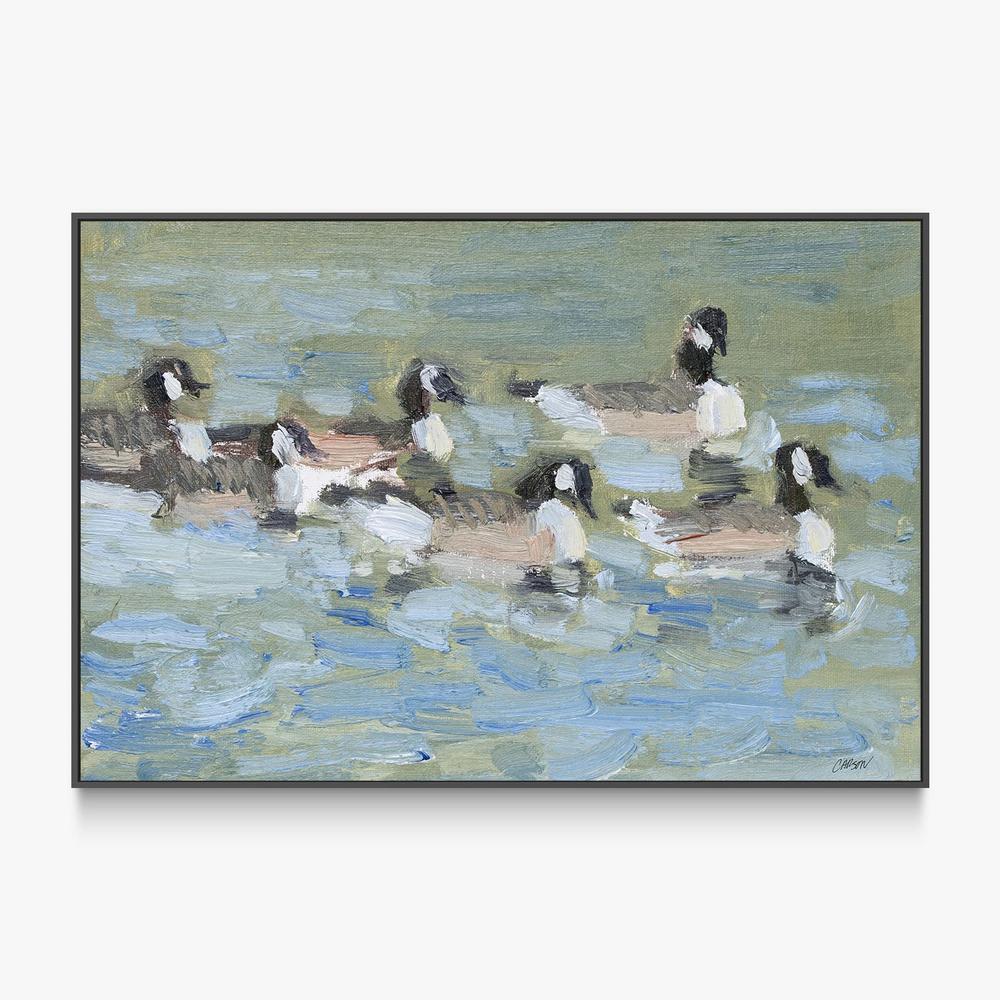 Flock Swimming-by-Carson Overstreet-wall-art-print-canvas-poster-framed-Gioia