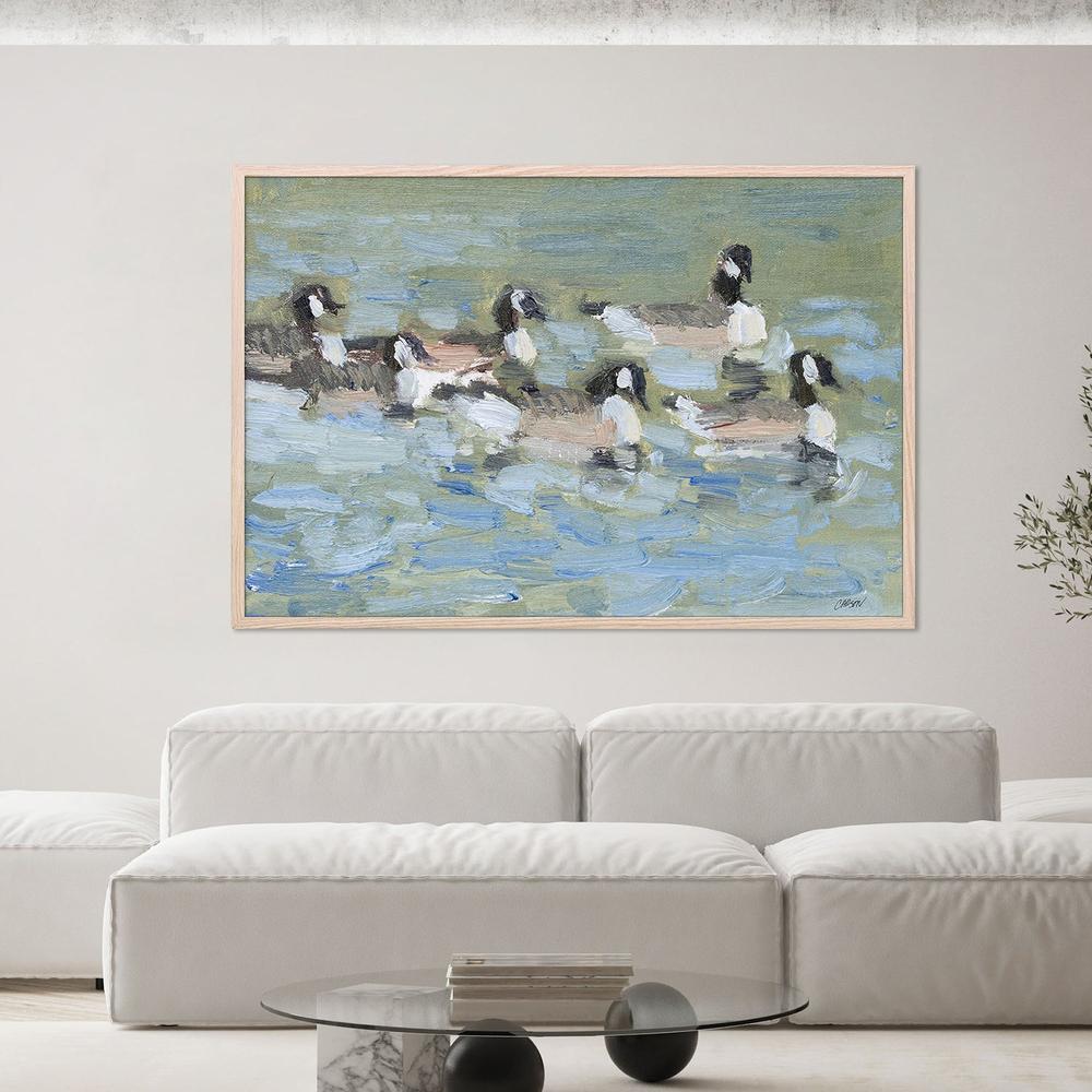 Flock Swimming-by-Carson Overstreet-wall-art-print-canvas-poster-framed-Gioia