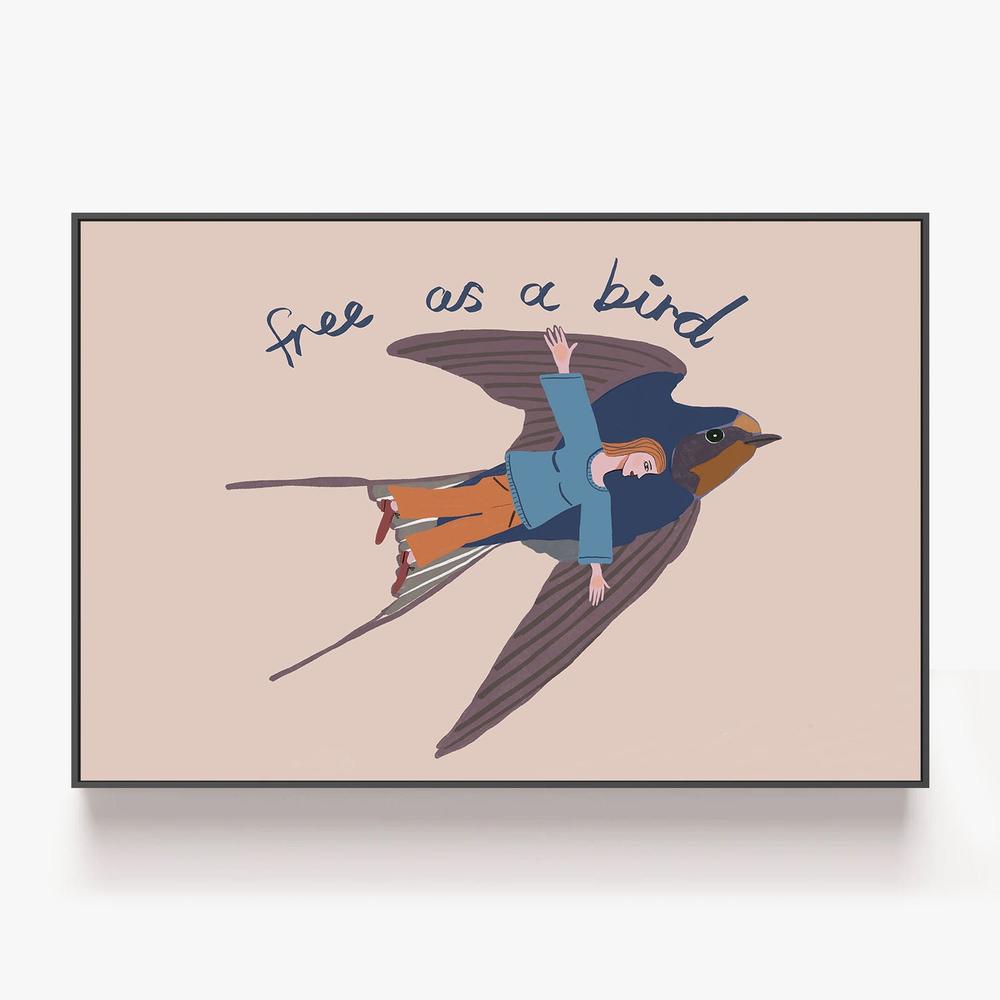 Free as a Bird-by-Sharyn Bursic-wall-art-print-canvas-poster-framed-Gioia