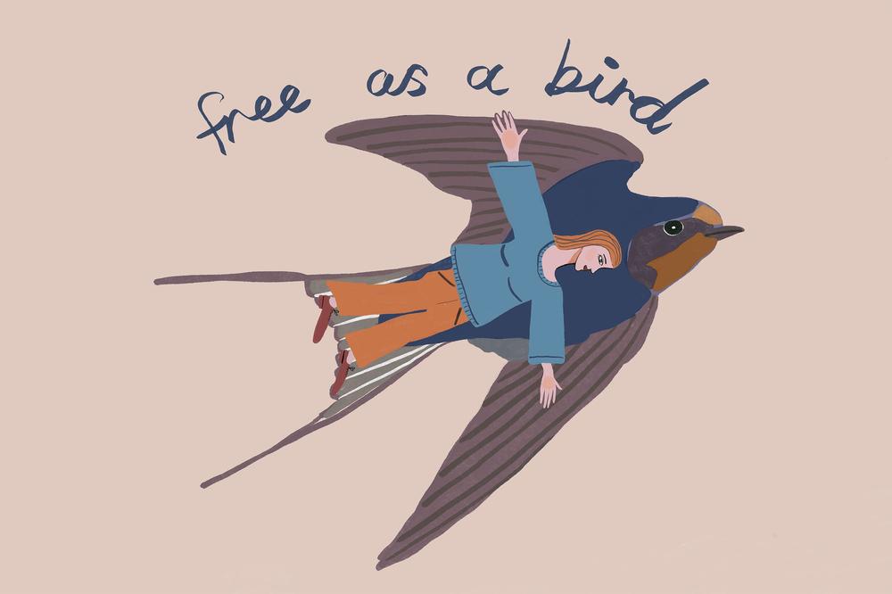 Free as a Bird-by-Sharyn Bursic-wall-art-print-canvas-poster-framed-Gioia
