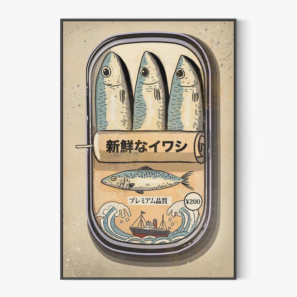 Fresh Sardine Can-by-Nicholas-wall-art-print-canvas-poster-framed-Gioia